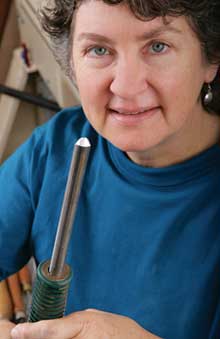 Sharpening a gouge can be tricky because its edge is not flat. While it may take a while to get the hang of sharpening your gouges, it’s a necessary and beneficial skill to master.
