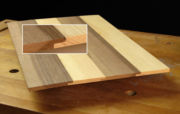 Lap joints help align thin panels and strengthen the joint.