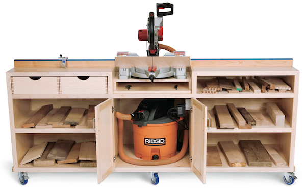 Ultimate Miter Saw Stand Work Station Update | Plans | How To