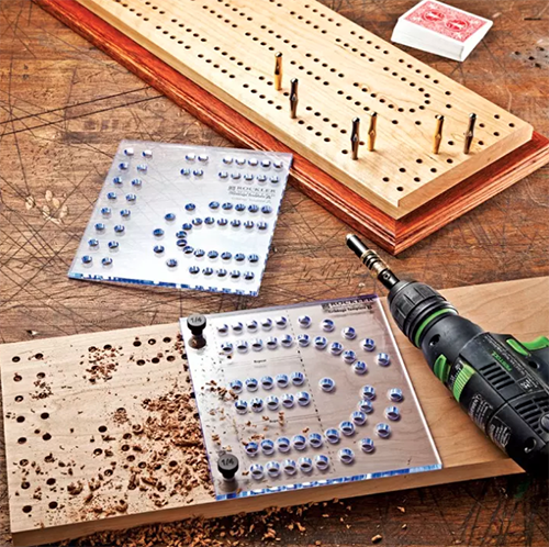 Make A Cribbage Board That Will Really Statement This XL Template From Rockler Is Two Piece Thats Designed To Make A Cribbage Board That Will Really Statement This XL Template From Rockler Is Two Piece Thats Designed To
