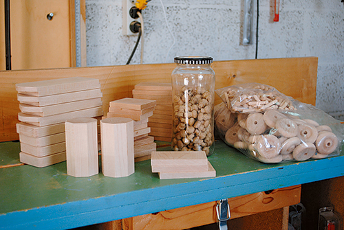 Some of the parts needed to build one or more of these trains will require you to make them from scratch, but you can buy the wheels and axles pre-made as the author did.
