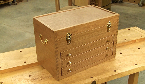 Wood Tool Chest Plan | Build Wooden Tool Chest | Video ...