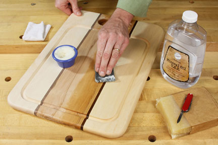 Turn scraps into a handy cutting board.