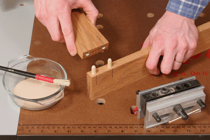 making dowel joints