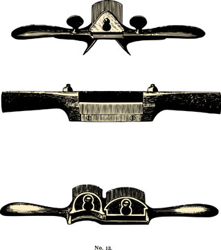 Photo 1: engravings of spokeshaves