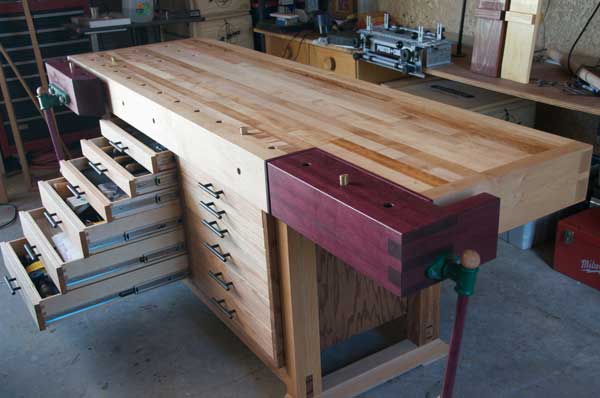 roubo-style workbench workbench designs, woodworking