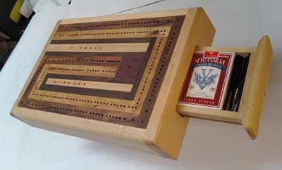 Cribbage Board from Shop Scraps
