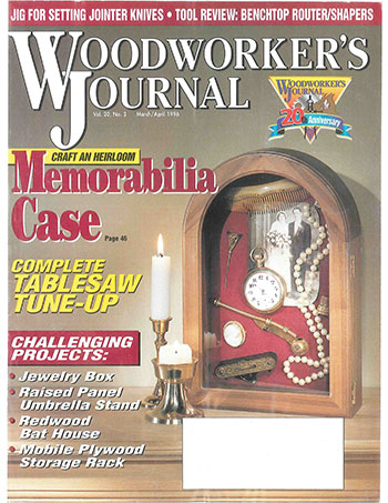 Woodworker’s Journal – March/April 1996