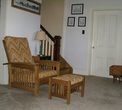 Chair and Footstool Set