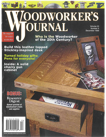 Woodworker’s Journal – November/December 1999