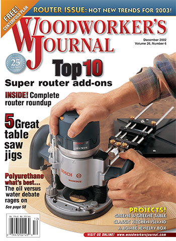 Woodworker’s Journal – November/December 2002