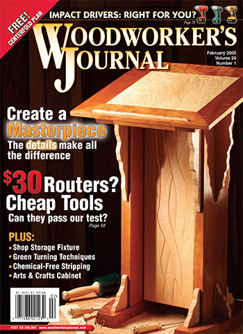 Woodworker’s Journal – January/February 2005