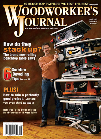 Woodworker’s Journal – March/April 2005