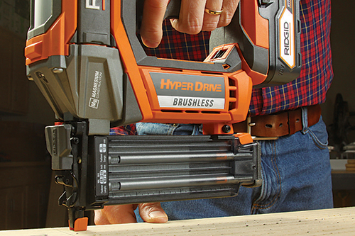 RIDGID’s Hyperdrive is powered by a brushless motor. They’re small, energy-efficient and should outlast carbon-brush motors.