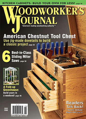 Woodworker’s Journal – May/June 2008