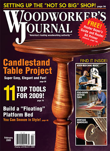 Woodworker’s Journal – January/February 2009