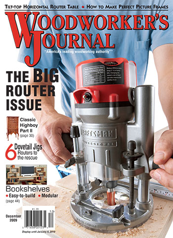 Woodworker’s Journal – November/December 2009