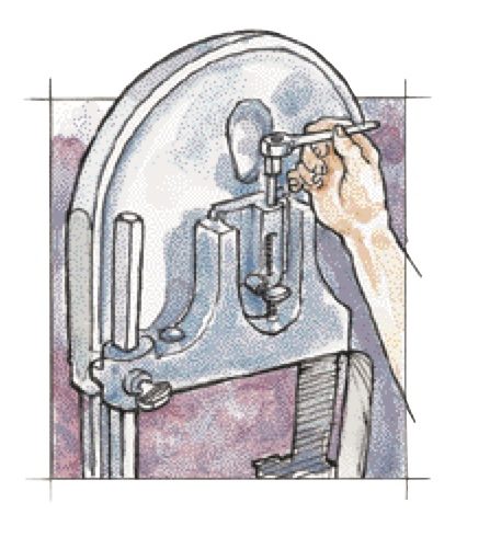 Improved Band Saw Tensioning