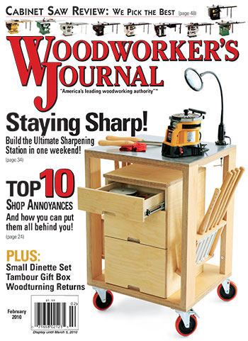 Woodworker’s Journal – January/February 2010