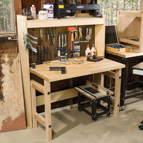 Rockler Folding Workbench: Saving Space