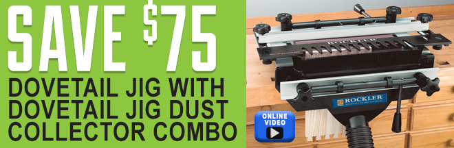 Save $75 on Dovetail Jig with Dust Collector Combo