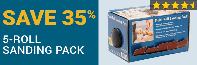 Save 35% on the 5-Roll Sanding Pack