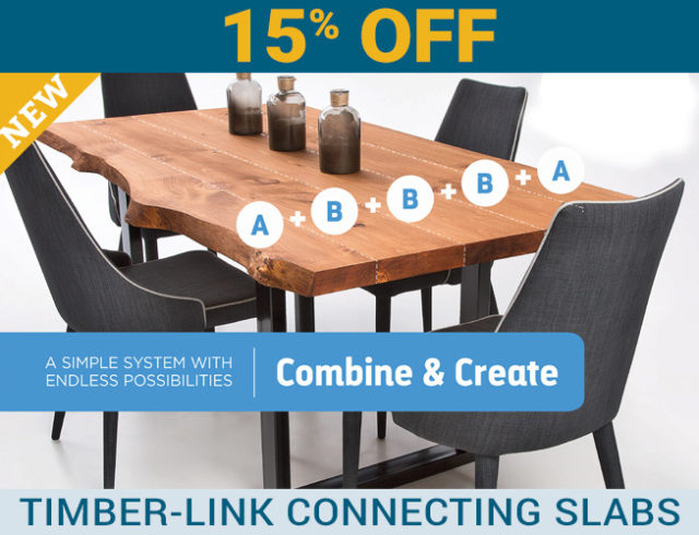 15% Off Timber-Link Connecting Slabs