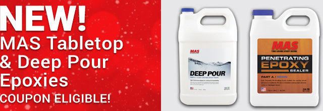 NEW! MAS Tabletop and Deep Pour Epoxies