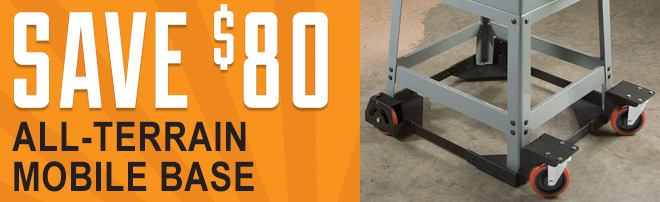Save $80 on the All-Terrain Mobile Base