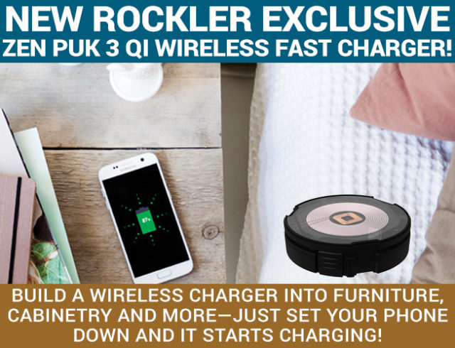 New Rockler Exclusive Zen Puk 3 QI Wireless Fast Charger!