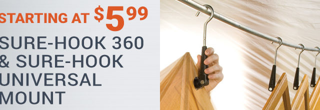 Sure-Hook 360 and Sure-Hook Universal Mount, Starting at $5.99
