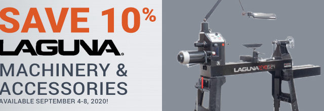 Save 10% on Lguna Machinery & Accessories!