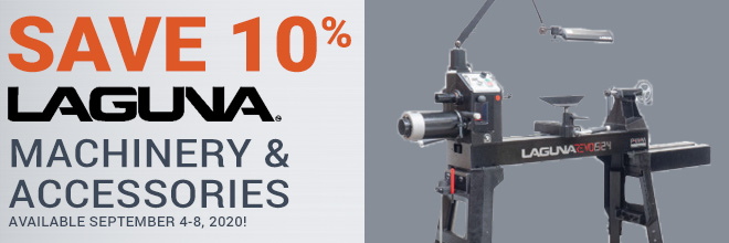 Save 10% on Lguna Machinery & Accessories!