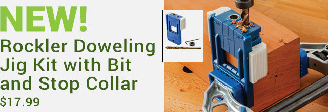 Rockler Doweling Jig Kit with Bit and Stop Collar