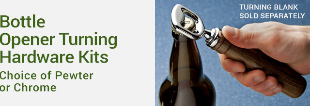 Bottle Opener Turning Hardware Kits