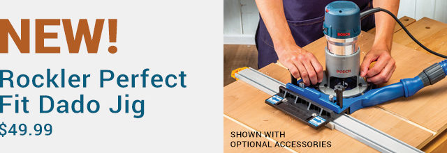 New! Rockler Perfect Fit Dado Jig