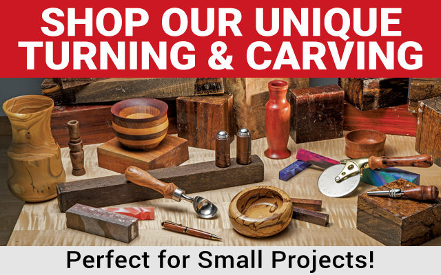 Shop Our Unique Turning and Carving: Perfect for Small Projects!