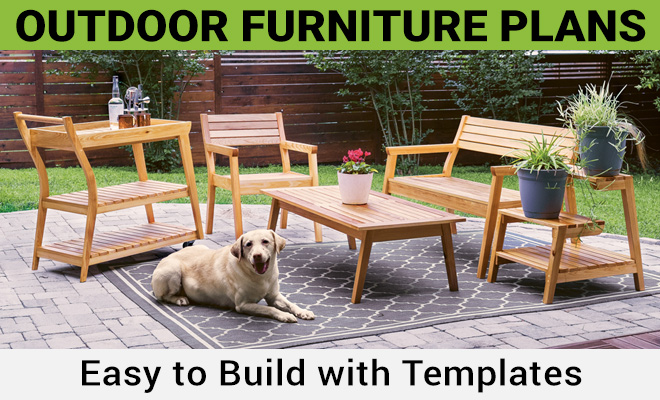 Outdoor Furniture Plans - Easy to Build with Templates
