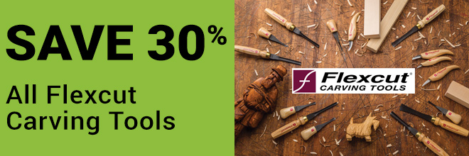 Save 30% on All Flexcut Carving Tools