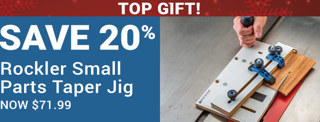 Save 20% on Rockler Small Parts Mitering Jig