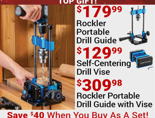 Rockler Portable Drill Guide Set