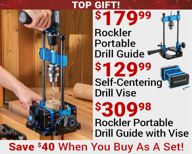 Rockler Portable Drill Guide Set