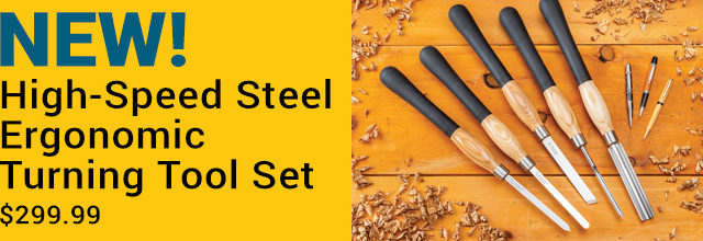 New! High Speed Steel Ergonomic Turning Tool Set