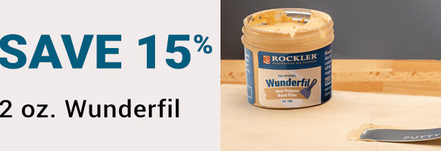 Save 15% on 2 ounce Wunderfil