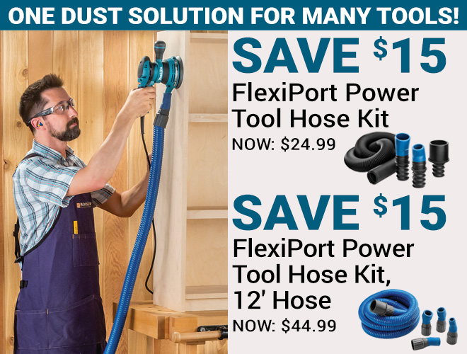 $15 off Dust Right Flexiport Dust Kits