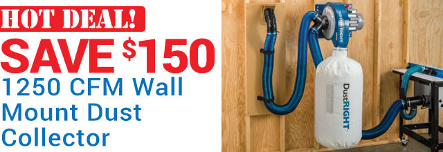 HOT DEAL Save $150 1250 CFM Wall Mount DC