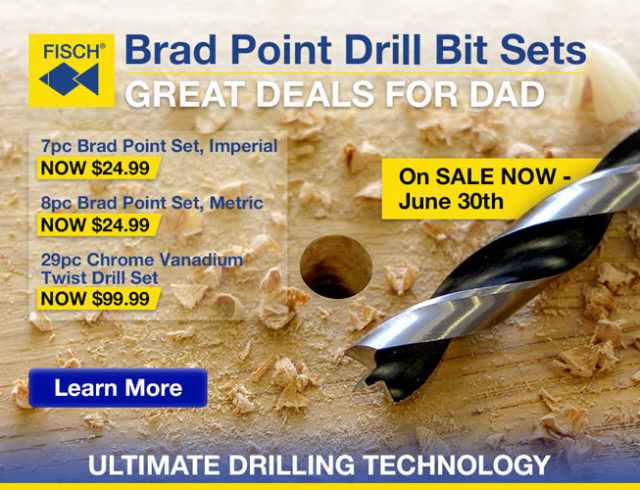 Brad Point Drill Bit Sets