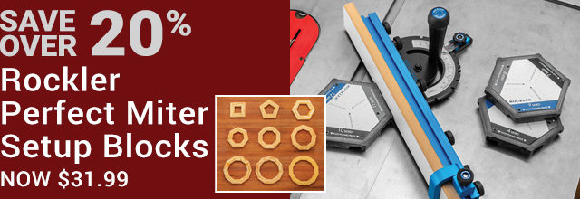 Save Over 20% Perfect Miter Setup Blocks