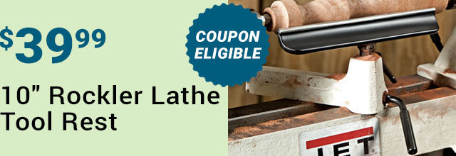 Rockler 10-inch Lathe Tool Rest - Coupon Eligible