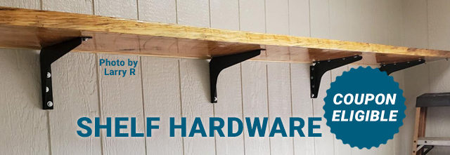 Shelf Hardware - Coupon Eligible